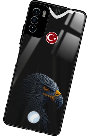Reeder S19 Max Pro S Uyumlu Kartal Tasarımlı Parlak Silikon Kılıf