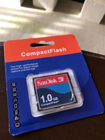 Sandisk Compact Flash 1 GB CF Hafıza Kartı