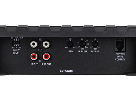 ALPINE S2-A60M S-Serisi Mono Güç Amplifikatörü - RMS Güç Değerleri 1 x 600 W @ 2 Ohm