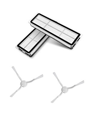 Mi Robot Vacuum S20+ plus HEPA filtre yan firca yedek parça seti