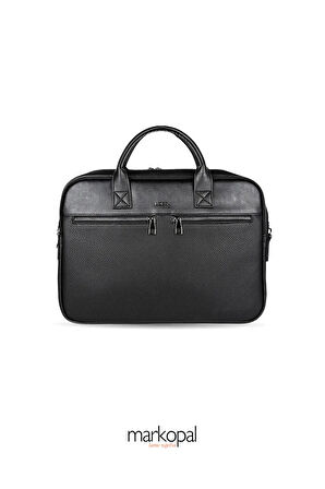 Unisex Evrak & Laptop Çantası, Omuz Askılı, Su Geçirmez Siyah