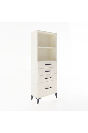 Arges Dolap 2 Raflı 4 Çekmeceli 60x30x163 Aytaşı-Aytaşı