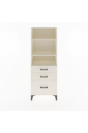 Arges Dolap 3 Raflı 3 Çekmeceli 60x30x163 Aytaşı-Aytaşı