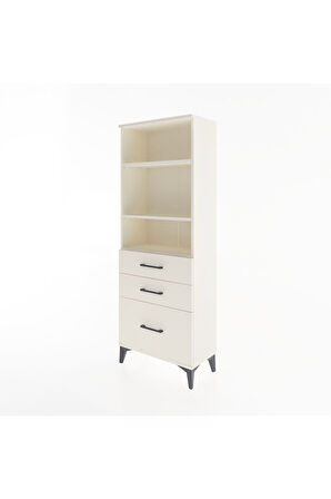 Arges Dolap 3 Raflı 3 Çekmeceli 60x30x163 Aytaşı-Aytaşı