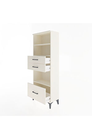 Arges Dolap 3 Raflı 3 Çekmeceli 60x30x163 Aytaşı-Aytaşı