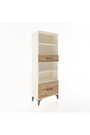 Arges Dolap 4 Raflı 2 Çekmeceli 60x30x163 Aytaşı-Çam