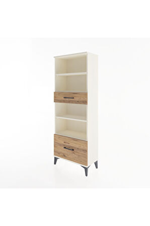 Arges Dolap 4 Raflı 2 Çekmeceli 60x30x163 Aytaşı-Çam