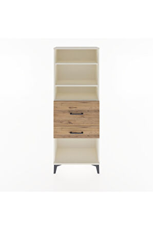 Arges Dolap 3 Raflı 2 Çekmeceli 60x30x163 Aytaşı-Çam