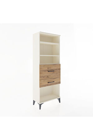 Arges Dolap 3 Raflı 2 Çekmeceli 60x30x163 Aytaşı-Çam