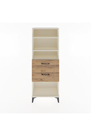 Arges Dolap 3 Raflı 2 Çekmeceli 60x30x163 Aytaşı-Çam