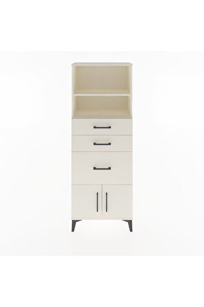 Arges Dolap 2 Raflı 3 Çekmeceli 2 Kapaklı 60x30x163 Aytaşı-Aytaşı