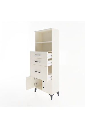 Arges Dolap 2 Raflı 3 Çekmeceli 2 Kapaklı 60x30x163 Aytaşı-Aytaşı