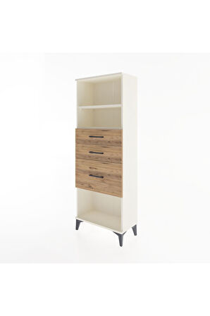 Arges Dolap 2 Raflı 3 Çekmeceli 60x30x163 Aytaşı-Çam