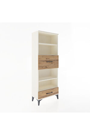 Arges Dolap 4 Raflı 2 Çekmeceli 60x30x163 Aytaşı-Çam