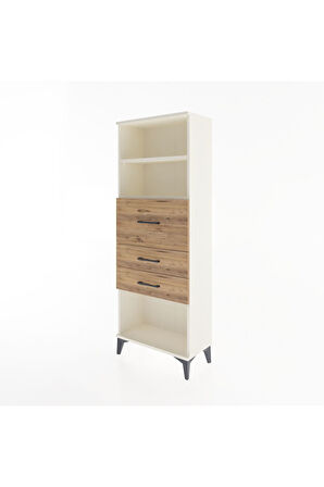 Arges Dolap 2 Raflı 3 Çekmeceli 60x30x163 Aytaşı-Çam