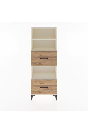 Arges Dolap 3 Raflı 2 Çekmeceli 60x30x163 Aytaşı-Çam