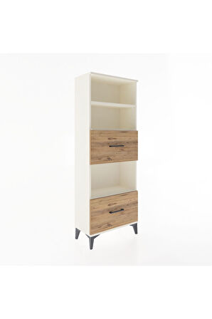 Arges Dolap 3 Raflı 2 Çekmeceli 60x30x163 Aytaşı-Çam