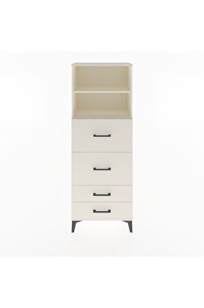 Arges Dolap 2 Raflı 4 Çekmeceli 60x30x163 Aytaşı-Aytaşı