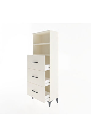 Arges Dolap 2 Raflı 3 Çekmeceli 60x30x163 Aytaşı-Aytaşı