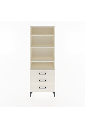 Arges Dolap 4 Raflı 3 Çekmeceli 60x30x163 Aytaşı-Aytaşı