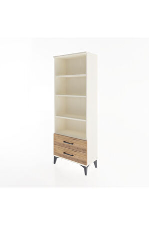 Arges Dolap 4 Raflı 2 Çekmeceli 60x30x163 Aytaşı-Çam