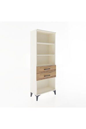 Arges Dolap 3 Raflı 2 Çekmeceli 60x30x163 Aytaşı-Çam