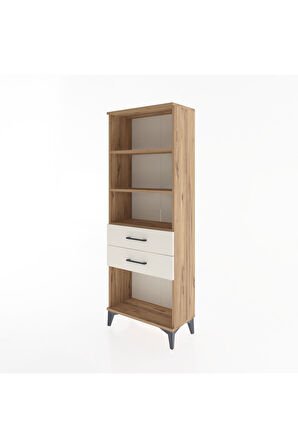 Arges Dolap 3 Raflı 2 Çekmeceli 60x30x163 Çam-Aytaşı