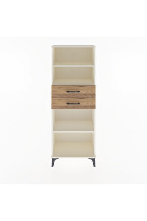 Arges Dolap 3 Raflı 2 Çekmeceli 60x30x163 Aytaşı-Çam