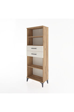 Arges Dolap 3 Raflı 2 Çekmeceli 60x30x163 Çam-Aytaşı