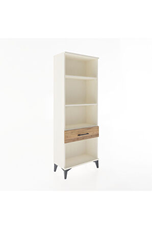 Arges Dolap 3 Raflı Tek Çekmeceli 60x30x163 Aytaşı-Çam