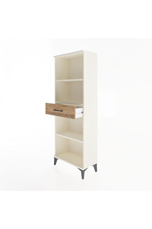 Arges Dolap 3 Raflı Tek Çekmeceli 60x30x163 Aytaşı-Çam