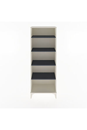 Arges Dolap 4 Raflı 60x30x163 Aytaşı-Antrasit