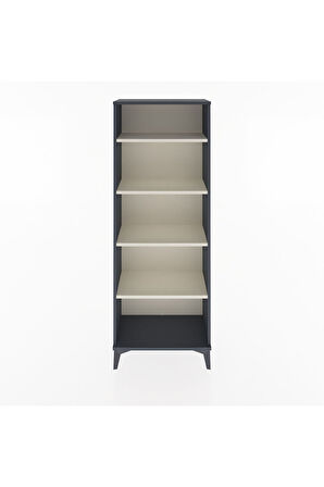 Arges Dolap 4 Raflı 60x30x163 Antrasit-Aytaşı