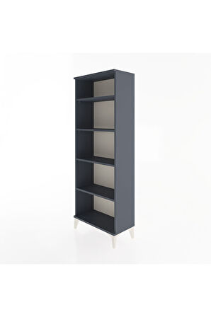 Arges Dolap 4 Raflı 60x30x163 Antrasit-Antrasit