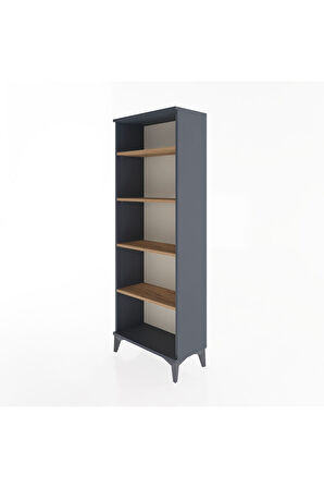 Arges Dolap 4 Raflı 60x30x163 Antrasit-Çam