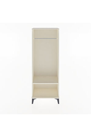 Arges Dolap Tek Raflı Kapaklı Tek Askılı 60x30x163 Aytaşı-Aytaşı