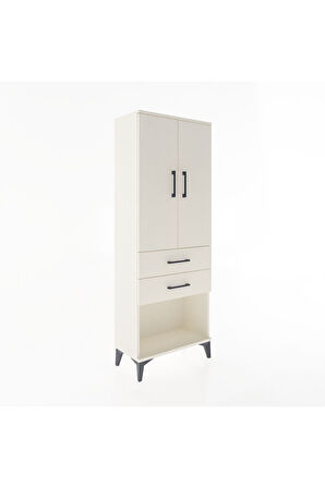 Arges Dolap Tek Raflı 2 Çekmeceli Tek Askılı 60x30x163 Aytaşı-Aytaşı