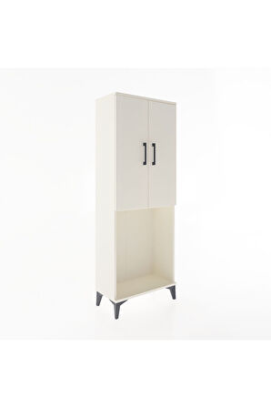 Arges Dolap Tek Raflı 2 Kapaklı Tek Askılı 60x30x163 Aytaşı-Aytaşı