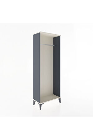 Arges Dolap Kapaklı Tek Askılı 60x30x163 Antrasit-Aytaşı