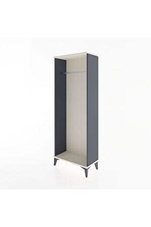 Arges Dolap Kapaklı Tek Askılı 60x30x163 Antrasit-Aytaşı