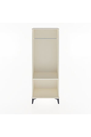 Arges Dolap Tek Raflı Kapaklı Tek Askılı 60x30x163 Aytaşı-Aytaşı