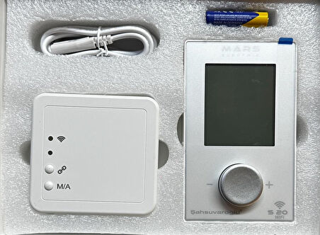 MARS S20  DİGİTAL WİFİ BEYAZ ODA TERMOSTAT