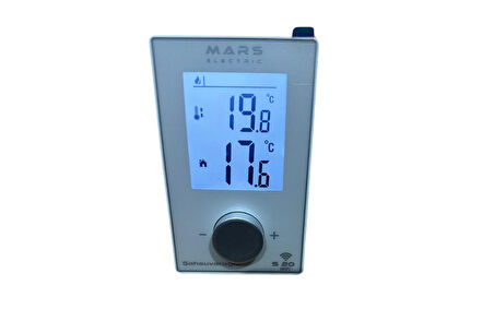 MARS S20  DİGİTAL WİFİ BEYAZ ODA TERMOSTAT