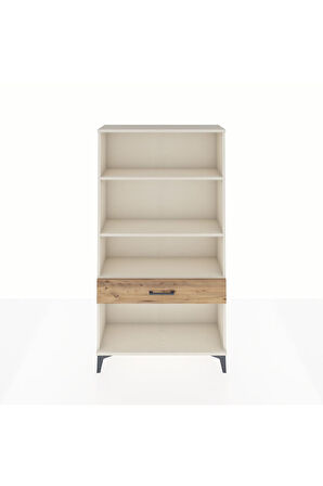 Arges Dolap 3 Raflı Tek Çekmeceli 88x30x163 Aytaşı-Çam