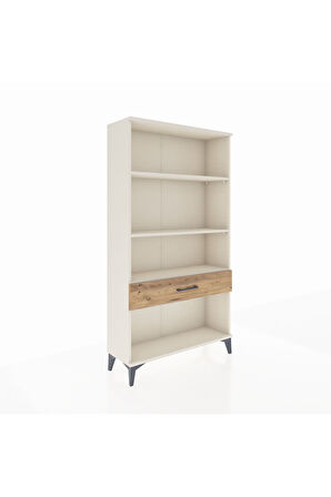 Arges Dolap 3 Raflı Tek Çekmeceli 88x30x163 Aytaşı-Çam