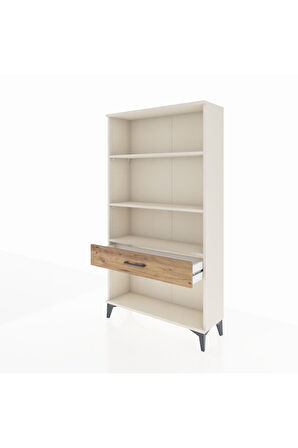 Arges Dolap 3 Raflı Tek Çekmeceli 88x30x163 Aytaşı-Çam