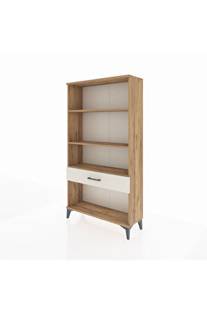 Arges Dolap 3 Raflı Tek Çekmeceli 88x30x163 Çam-Aytaşı