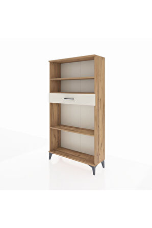 Arges Dolap 3 Raflı Tek Çekmeceli 88x30x163 Çam-Aytaşı