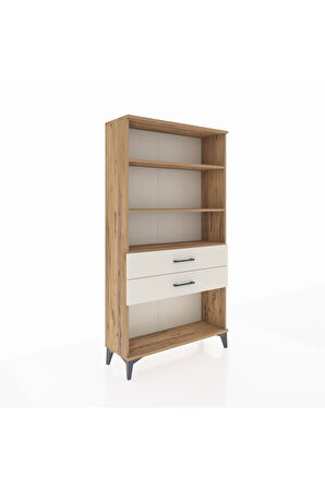 Arges Dolap 3 Raflı 2 Çekmeceli 88x30x163 Çam-Aytaşı