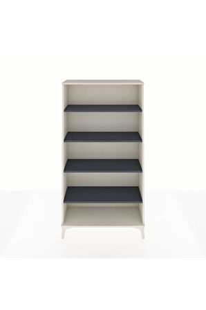 Arges Dolap 4 Raflı 88x30x163 Aytaşı-Antrasit